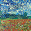 Vincent Van Gogh,Poppy field,art prints,Vintage art,canvas wall art,famous art prints,q1453