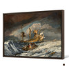 Joseph Mallord William Turner,Boats Carrying Out Anchors to the Dutch Men of War,large wall art,framed wall art,canvas wall art,large,M4471