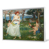 John William Waterhouse,A song of springtime,large wall art,framed wall art,canvas wall art,large canvas,M4463