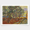 Vincent van Gogh,Garden of the Asylum,art prints,Vintage art,canvas wall art,famous art prints,q1435