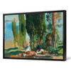 John Singer Sargent,Under the Cypress Trees at Corfu,large wall art,framed wall art,canvas wall art,large canvas,M4449