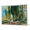 John Singer Sargent,Under the Cypress Trees at Corfu,large wall art,framed wall art,canvas wall art,large canvas,M4449