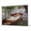 John Singer Sargent,Lady and Child Asleep in a Punt under the Willows,large wall art,framed wall art,canvas wall art,large canvas,M4443