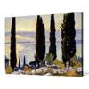 John Singer Sargent,Cypress Trees at San Vigilio,large wall art,framed wall art,canvas wall art,large canvas,M4441
