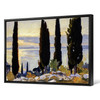 John Singer Sargent,Cypress Trees at San Vigilio,large wall art,framed wall art,canvas wall art,large canvas,M4441