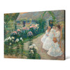 John Henry Twachtman,On the Terrace,large wall art,framed wall art,canvas wall art,large canvas,M4419