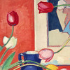 Samuel John Peploe,Tulips,The Blue Jug,art prints,Vintage art,canvas wall art,famous art prints,q1391