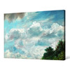 John Constable,Cloud Study, Hampstead, Tree at Right, 1821,large wall art,framed wall art,canvas wall art,large canvas,M4389