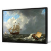 Johannes Christiaan Schotel,Ships in a Turbulent Sea, 1826,large wall art,framed wall art,canvas wall art,large canvas,M4378