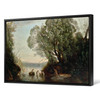 Jean-Baptiste-Camille Corot,The Bath of Diana,large wall art,framed wall art,canvas wall art,large canvas,M4332