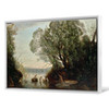 Jean-Baptiste-Camille Corot,The Bath of Diana,large wall art,framed wall art,canvas wall art,large canvas,M4332