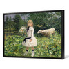 Jean-Baptiste Degreef,Miss Strobbe in a Park,large wall art,framed wall art,canvas wall art,large canvas,M4331