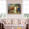 Jean Marie Melchior Doze,Jesus Healing the Leper,large wall art,framed wall art,canvas wall art,large canvas,M4325