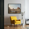 Jean baptiste camille Corot,castel Sant'angelo, Rome,large wall art,framed wall art,canvas wall art,large canvas,M4286