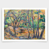 Paul Cezanne,Millstone and Cistern under Trees,art prints,Vintage art,canvas wall art,famous art prints,V4744