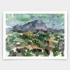 Paul Cezanne,Montagne Sainte-victoire,art prints,Vintage art,canvas wall art,famous art prints,V4747