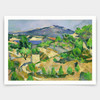 Paul Cezanne,Mountains in Provence,art prints,Vintage art,canvas wall art,famous art prints,V4749