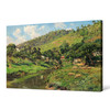 Joao Baptista Da Costa,Paisagem fluvial, Petrópolis,Country river,canvas print,canvas art,canvas wall art,large wall art,framed art,p1987