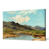 Hipólito Caron, Landscape of Sabará MG,Riverside village,canvas print,canvas art,canvas wall art,large wall art,framed wall art,p1747