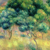 Pierre Auguste Renoir,Mont Sainte-Victoire, 1889,art prints,Vintage art,canvas wall art,famous art prints,V4859