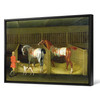 James Seymour,The Stables and Two Famous Running Horses belonging to His Grace,the Duke of Bolton,large wall art,framed wall art,wall,M4229