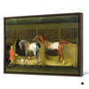 James Seymour,The Stables and Two Famous Running Horses belonging to His Grace,the Duke of Bolton,large wall art,framed wall art,wall,M4229