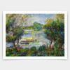 Pierre Auguste Renoir,The Seine at Argenteuil,art prints,Vintage art,canvas wall art,famous art prints,V4868