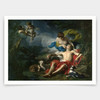 Pierre Subleyras,Diana And Endymion, 1745,art prints,Vintage art,canvas wall art,famous art prints,V4883