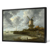 Jacob van Ruisdael,The Windmill At Wijk Duurstede,large wall art,framed wall art,canvas wall art,large canvas,M4195