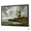 Jacob van Ruisdael,The Windmill At Wijk Duurstede,large wall art,framed wall art,canvas wall art,large canvas,M4195