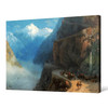 Ivan Konstantinovich Aivazovsky,Mleta, Gudauri, Georgia, 1868,large wall art,framed wall art,canvas wall art,large canvas,M4179
