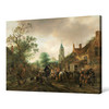 Isack van Ostade,The Halt at the Inn,large wall art,framed wall art,canvas wall art,large canvas,M4177