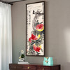 Qi Baishi,Peaches on peach trees ,Chinese painting,Vertical Narrow Art,large wall art,framed wall art,canvas wall art,M641