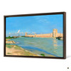 Frédéric Bazille,The Western Ramparts at Aigues Mortes,canvas print,canvas art,canvas wall art,large wall art,framed wall art,p1706
