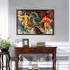 Evelyn De Morgan,The Storm Spirits,canvas print,canvas art,canvas wall art,large wall art,framed wall art,p1681