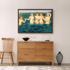 Evelyn De Morgan,The Sea Maidens,Five mermaids,canvas print,canvas art,canvas wall art,large wall art,framed wall art,p1676