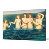 Evelyn De Morgan,The Sea Maidens,Five mermaids,canvas print,canvas art,canvas wall art,large wall art,framed wall art,p1676