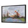 Claude Monet,Windmills near Zaandam,canvas print,canvas art,canvas wall art,large wall art,framed wall art,p1647