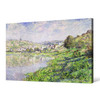 Claude Monet,Vetheuil,Green grass by the river,canvas print,canvas art,canvas wall art,large wall art,framed wall art,p1637