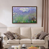Claude Monet,Water Lilies,Agapanthus,Water lily pond,canvas print,canvas art,canvas wall art,large wall art,framed wall art,p1638