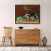 Henri Rousseau,The Rabbit's Meal,large wall art,framed wall art,canvas wall art,large canvas,M4132