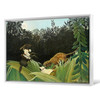 Henri Rousseau,Scouts Attacked by a Tiger,large wall art,framed wall art,canvas wall art,large canvas,M4130