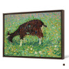 Henri Martin,Goat in a field of flowers,large wall art,framed wall art,canvas wall art,large canvas,M4111
