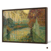 Henri Le Sidaner,Canal in Autumn, Gisors,large wall art,framed wall art,canvas wall art,large canvas,M4091