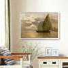 Bartolomeo Bezzi, Marina,Still sailing, sea view,canvas print,canvas art,canvas wall art,large wall art,framed wall art,p1579