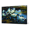 Alexander Koester,The Duck Pond,Duck art,canvas print,canvas art,canvas wall art,large wall art,framed wall art,p1531