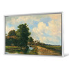 Alexander Hieronymus van de Sande Bakhuyzen, View of an Idyllic Village,canvas print,canvas art,canvas wall art,large wall art,framed,p1530
