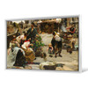 Alessandro Milesi, Ciacole,Vegetable market,canvas print,canvas art,canvas wall art,large wall art,framed wall art,p1529