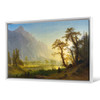 Albert Bierstadt,Sunrise,Yosemite Valley,Valley landscape,canvas print,canvas art,canvas wall art,large wall art,framed wall art,p1523