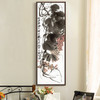 Qi Baishi,Grape painting,Chinese painting,Vertical Narrow Art,large wall art,framed wall art,canvas wall art,M616